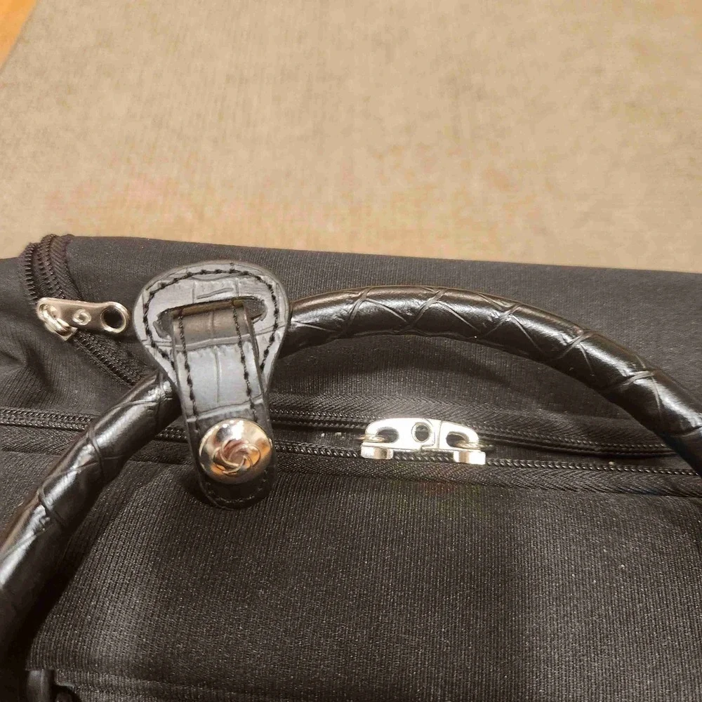 Samsonite Roller Bag Black Overnight Suitcase Briefcase Luggage‎